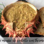 False spider crab mousse with Thermomix