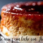 Rice pudding flan with Thermomix