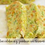 Zucchini and carrot flan with thermomix