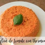 Tomato flan with Thermomix