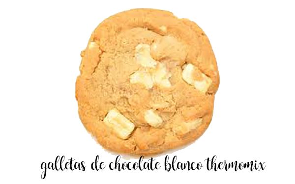 White chocolate cookies with Thermomix