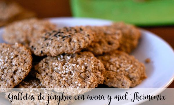Gingerbread cookies with oats and honey Thermomix