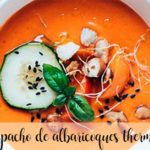 Apricot gazpacho with Thermomix