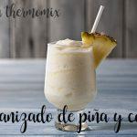 pineapple and coconut granita with thermomix