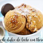 Sweet milk ice cream with the Thermomix