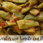 green beans with tomato with thermomix