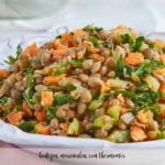 Lentils marinated with Thermomix