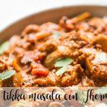 Chicken tikka masala with Thermomix
