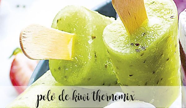Kiwi and coconut milk lolly with thermomix