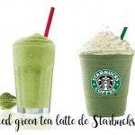 Green tea ice cream with Starbucks type milk with Thermomix