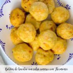 Cod balls with romesco sauce with Thermomix