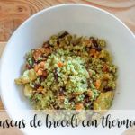 broccoli couscous with thermomix