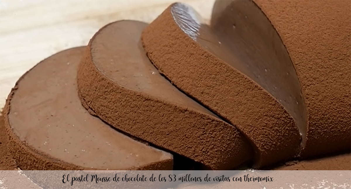 The chocolate mousse cake of the 83 million visits with thermomix
