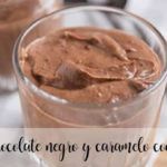 Dark chocolate and caramel mousse with Thermomix