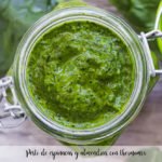 Spinach and almond pesto with thermomix