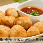 Chinese chicken meatballs with thermomix