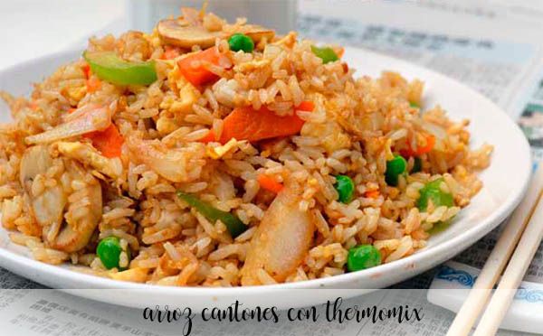 Cantonese rice with Thermomix