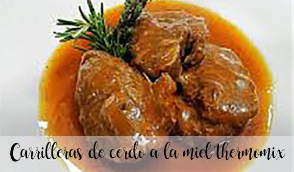 Honey pork cheeks with thermomix