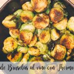 Brussels sprouts in wine with Thermomix