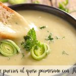 Parmesan leek cream with thermomix