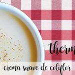 Soft cauliflower cream with Thermomix