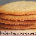 Almond and orange cookies with Thermomix