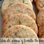 Rosemary and thyme cookies with thermomix