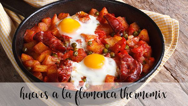 Flamenco eggs with thermomix
