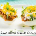 Eggs stuffed with meat with thermomix