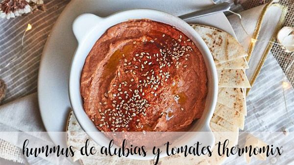 Bean and tomato hummus with Thermomix