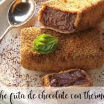 Fried chocolate milk with thermomix
