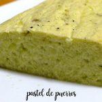 Vegetarian leek cake with thermomix