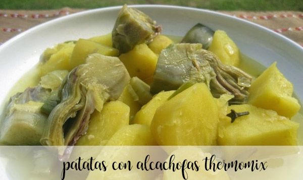 Potatoes with artichokes with thermomix