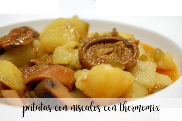 Potatoes with chanterelles with thermomix