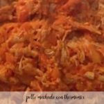 chicken shredded with thermomix