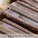 chocolate popsicles with thermomix