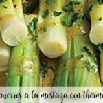 Mustard leeks with thermomix