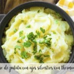 Wild garlic mashed potatoes with thermomix