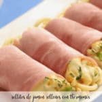 cold cooked ham rolls stuffed with thermomix