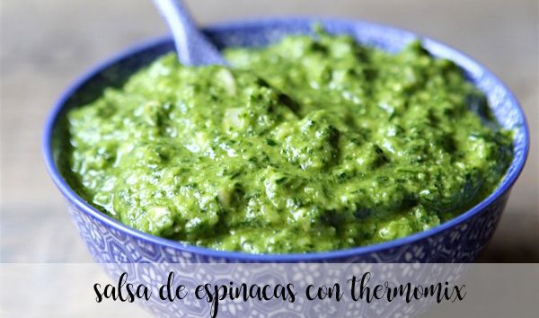 Spinach sauce with Thermomix