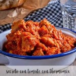 Secret with tomato with thermomix