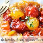 Tatin of cherry tomatoes stuffed with thermomix