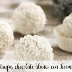 White chocolate truffles with Thermomix