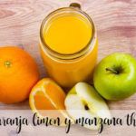 orange lemon and apple juice with thermomix