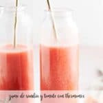 watermelon and tomato juice with thermomix