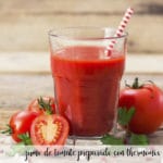 tomato juice prepared with thermomix