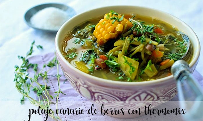 Canarian watercress stew with thermomix