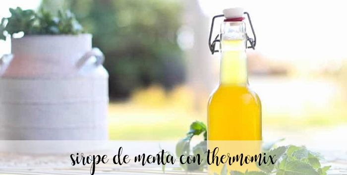Mint syrup with thermomix