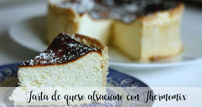 Alsatian cheese cake with Thermomix