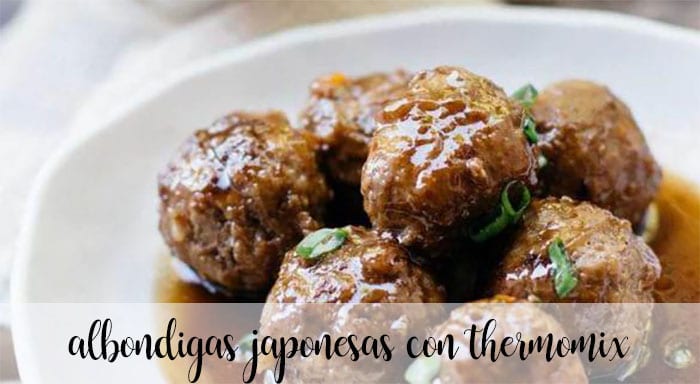 Japanese meatballs with Thermomix
